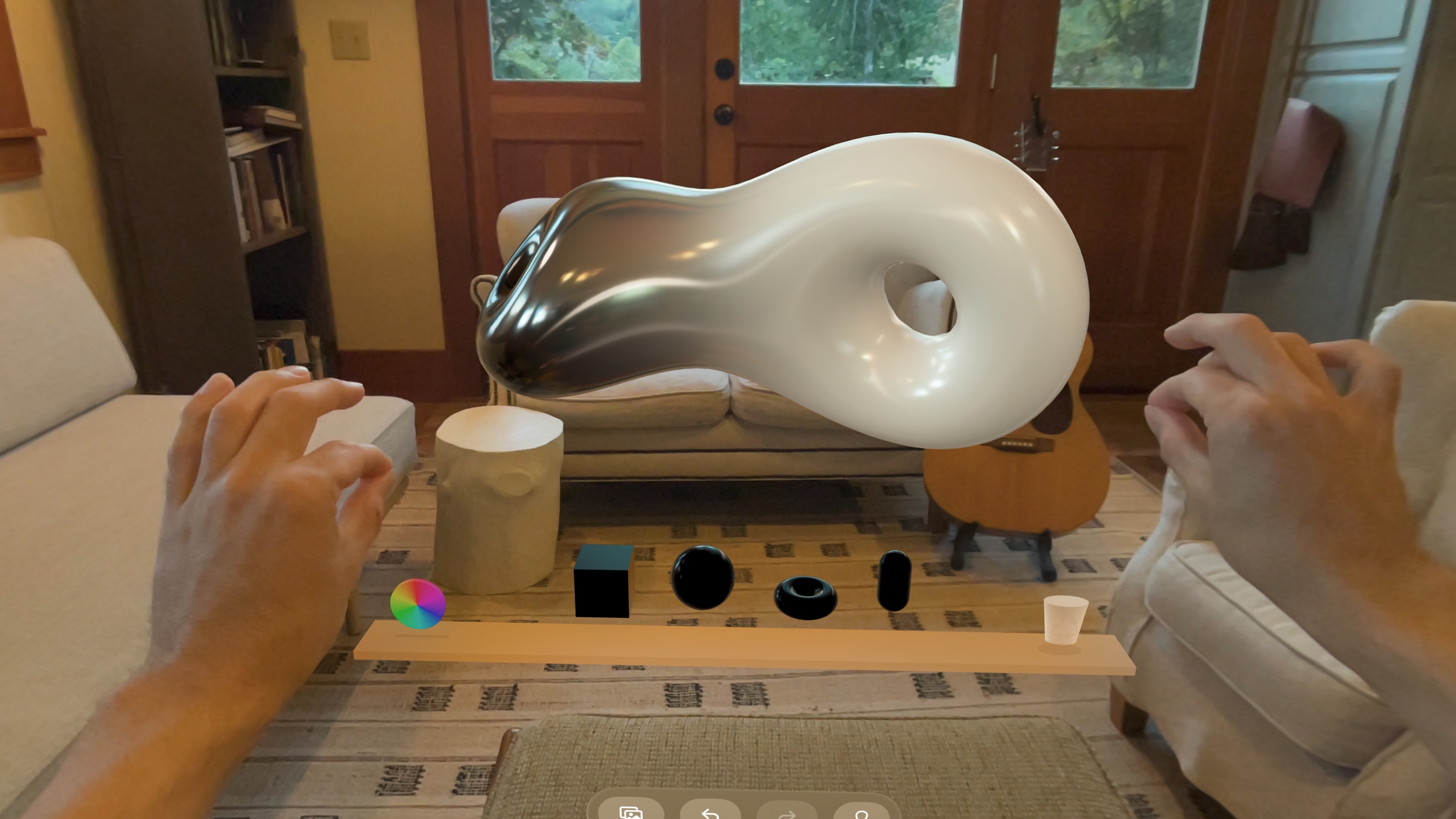 Metaballs for Apple Vision Pro